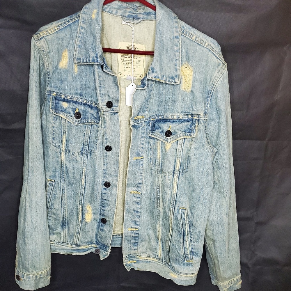 Denim Distress Jean Jacket